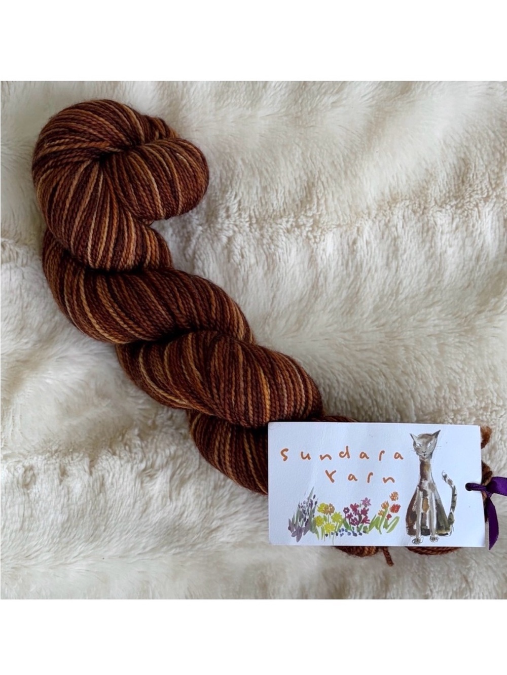 Sundara Hand Dyed Superwash 100% Merino Wool Sock Yarn